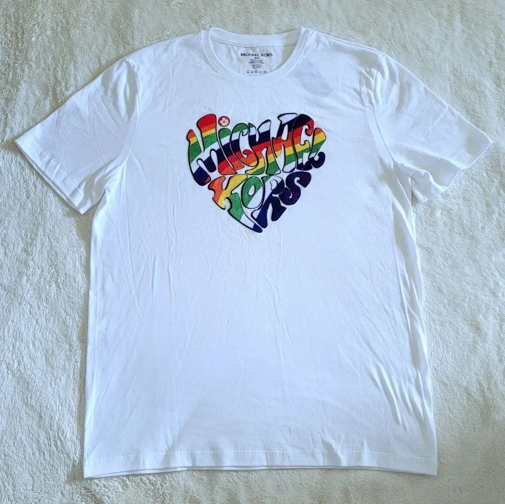 ✨️HP✨️ Michael Kors Rainbow🌈 Summer Tee👕 - NWT
